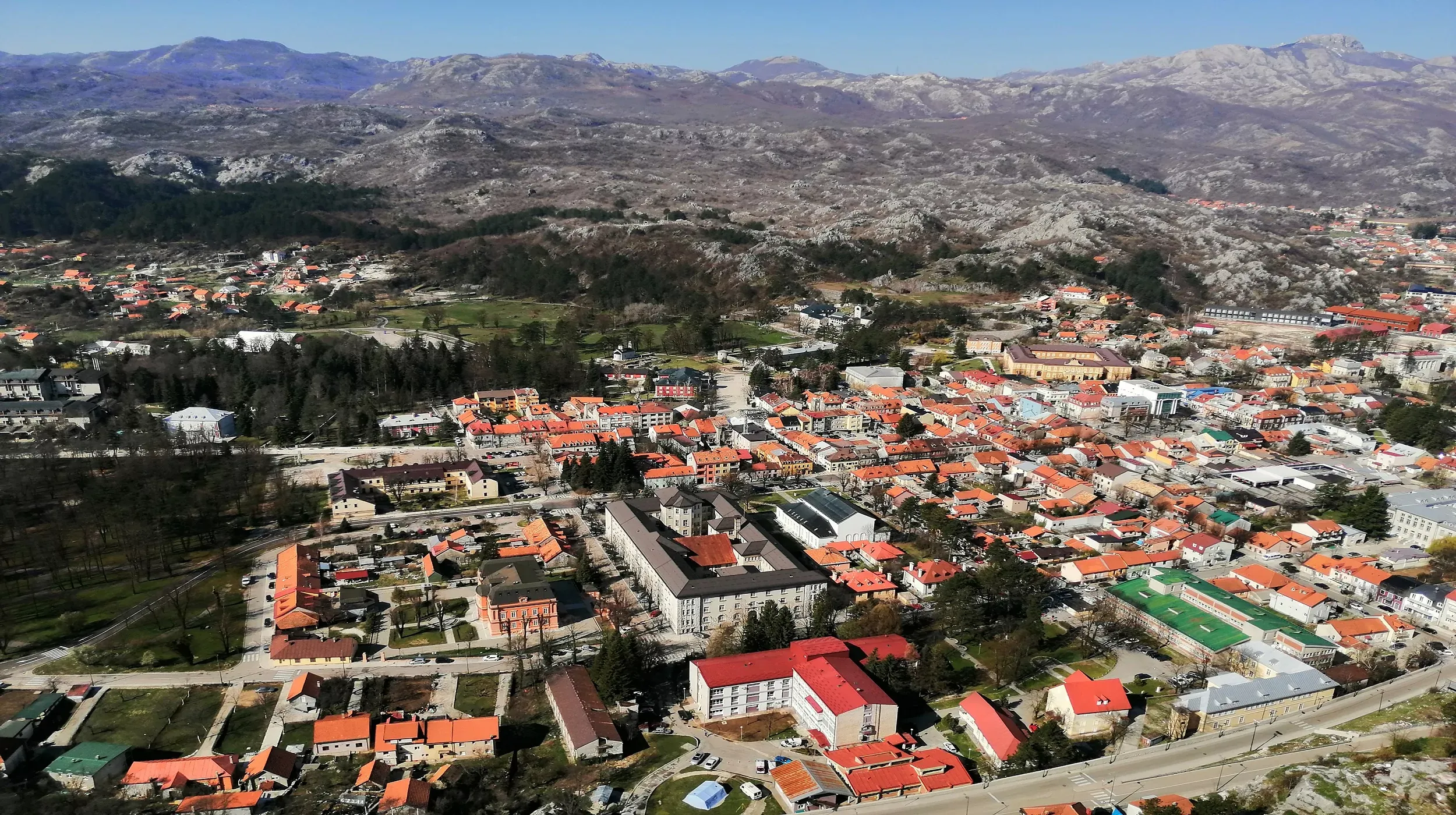 Die alte, königliche Hauptstadt von Cetinje