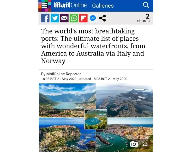 UK’s Daily Mail names Kotor among world’s most beautiful ports