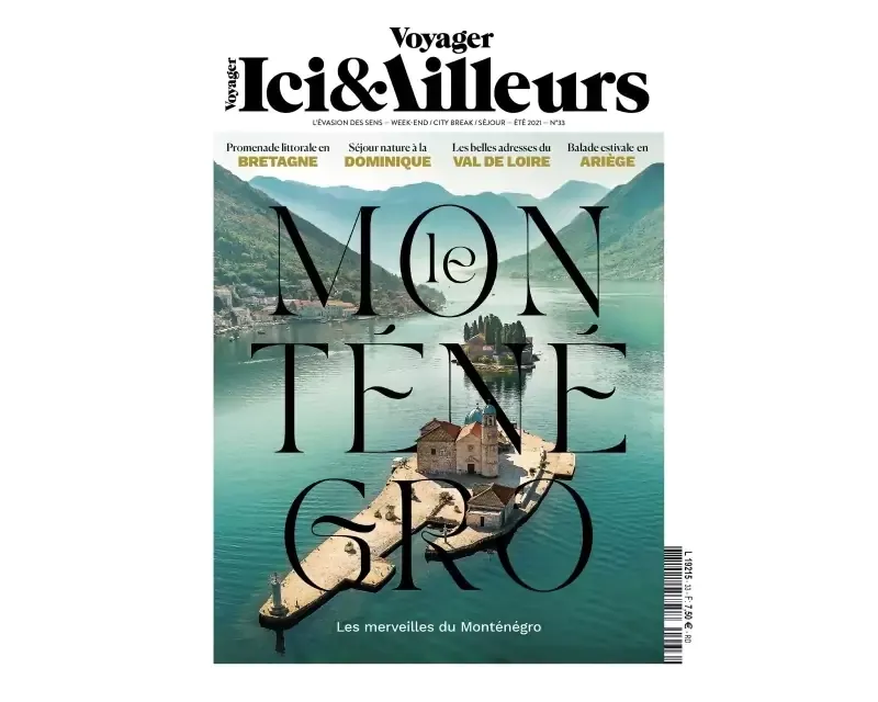 Montenegro on the front page of renowned French magazine Voyager Ici & Ailleurs