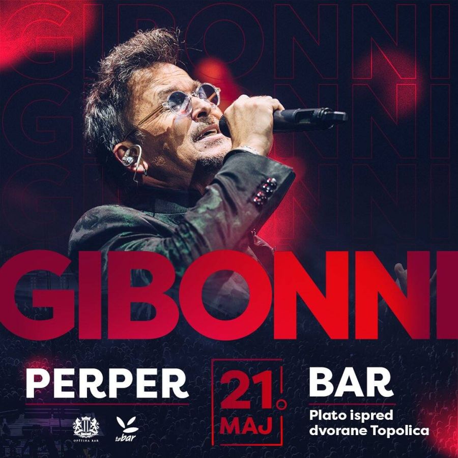 Spectacular celebration on May 21: Gibonni comes to Bar