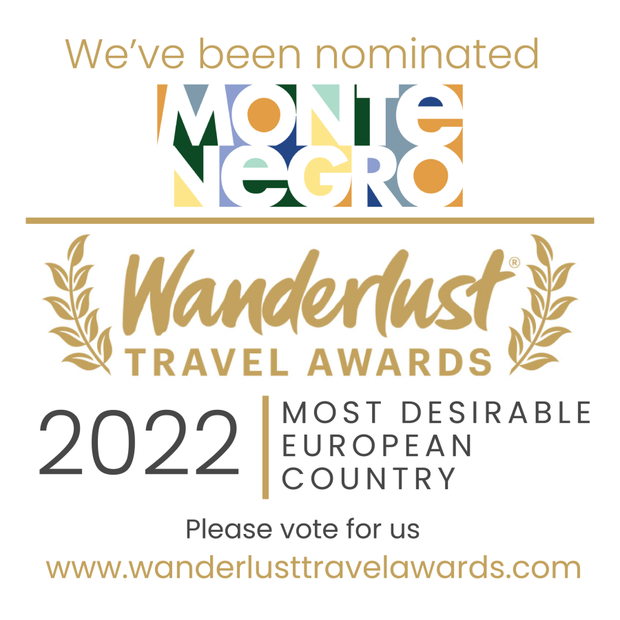 Montenegro has been nominated as Most Desirable Country (Europe) for the 21st Annual Wanderlust Reader Travel Awards