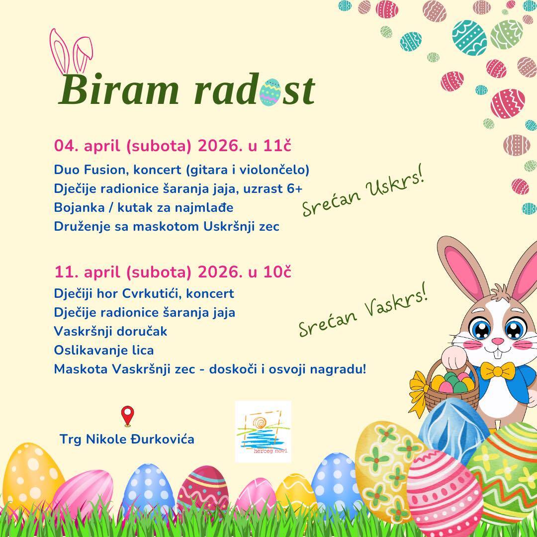 Biram radost 2026, Herceg Novi, Crna Gora