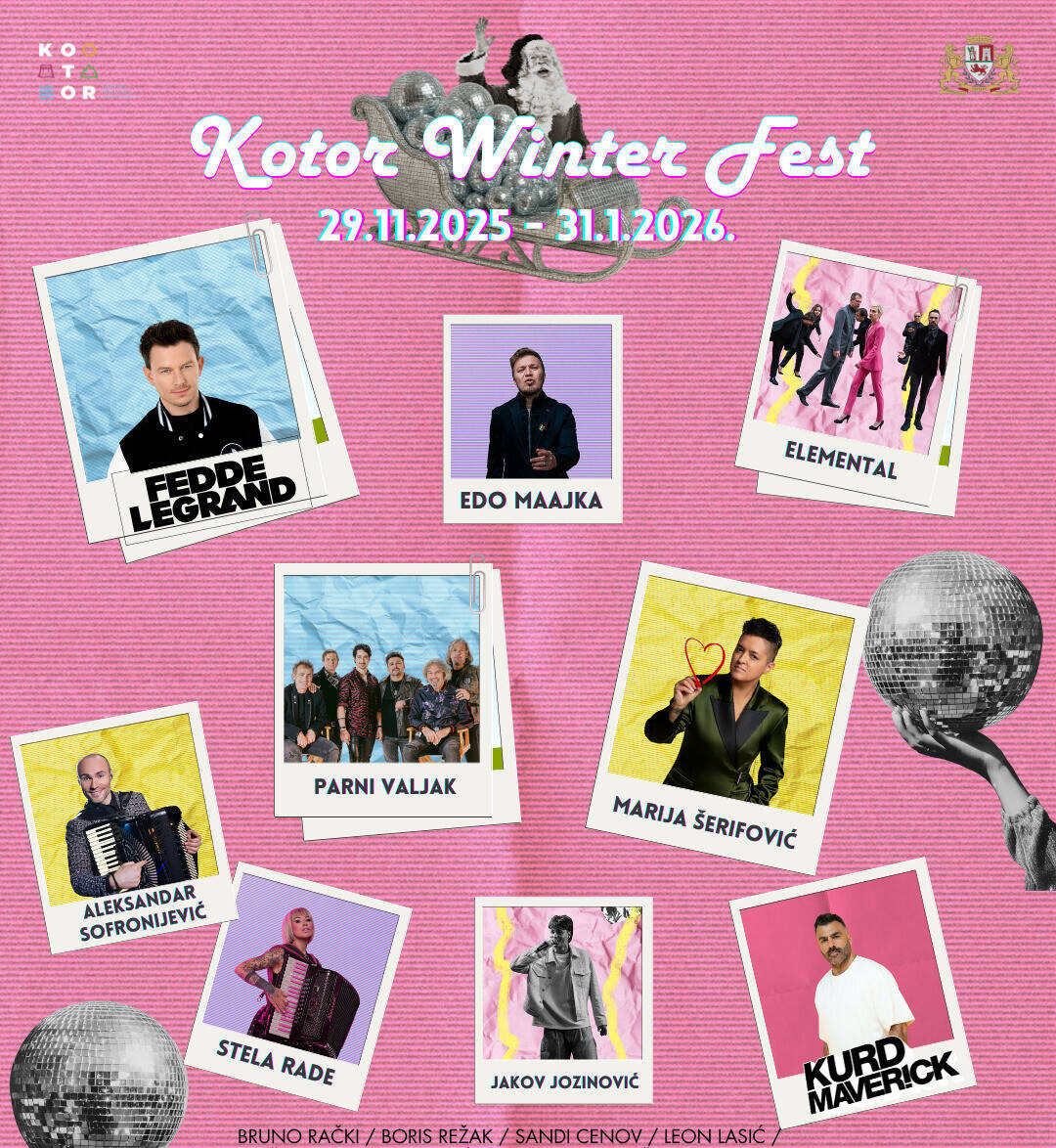 Kotor Winter Fest, Zima 2025/2026, Crna Gora